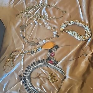 Box of misc costume jewelry